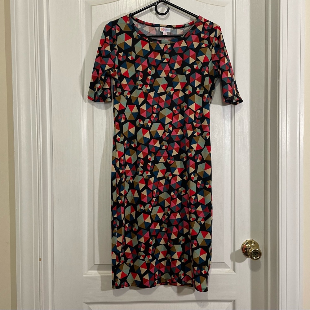 LuLaRoe Julia Dress, Small